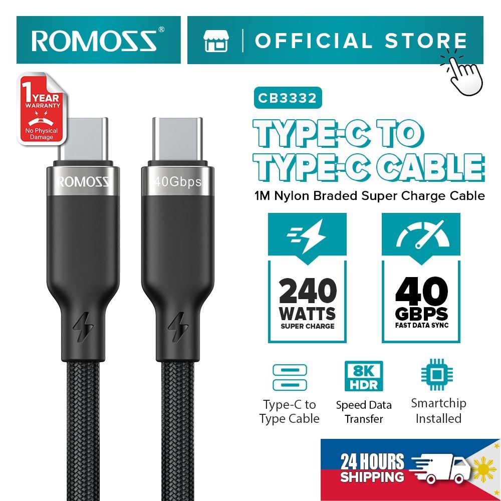 ROMOSS 240W USB-C TO USB-C Cable