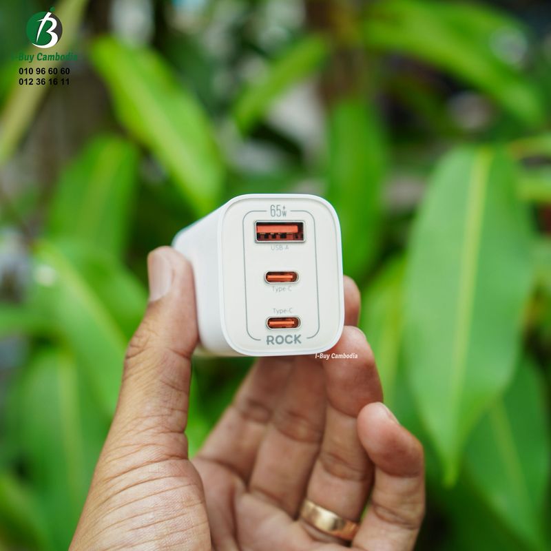 ROCK Ice²Cube 65W GAN Wall Charger