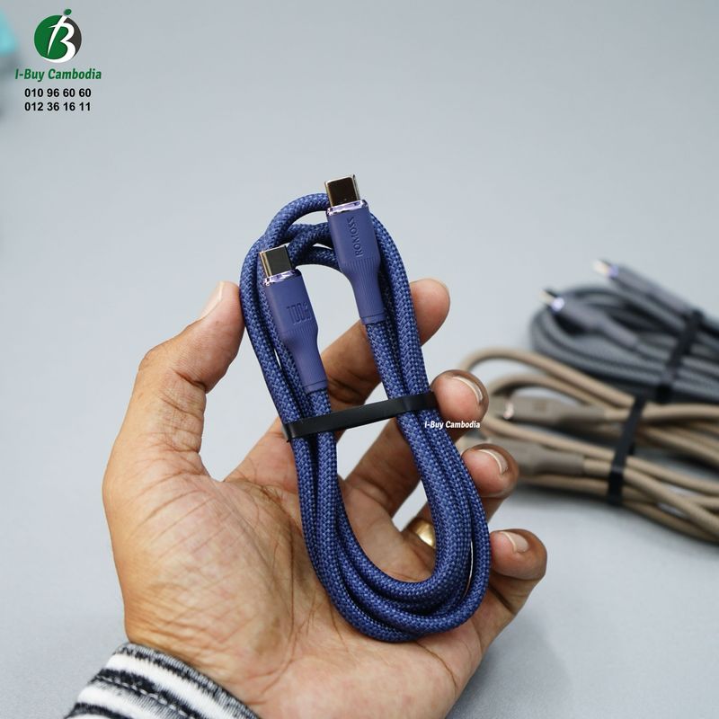 ROMOSS Cable USB-C to USB-C 100W