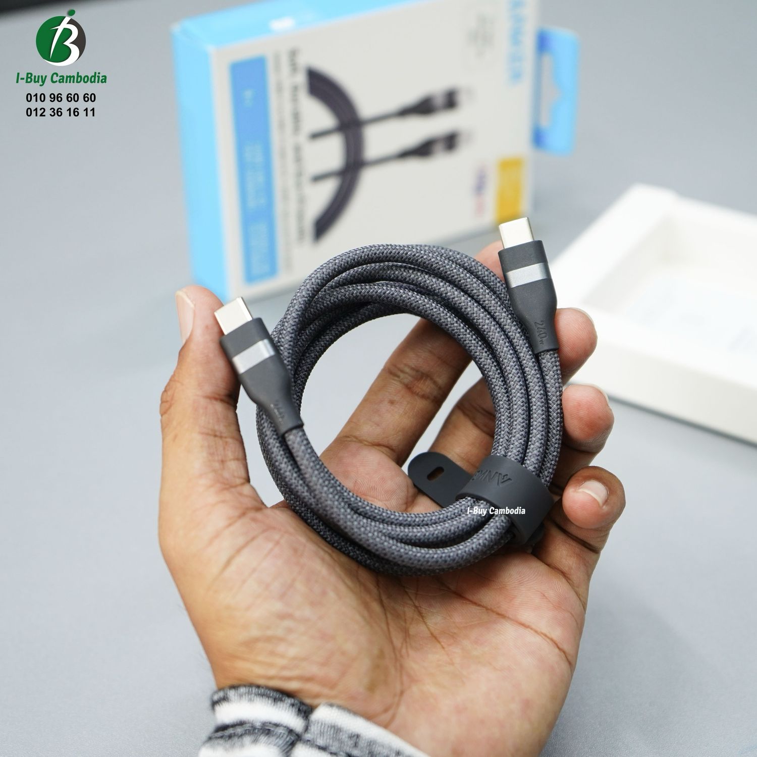 Anker Braided Cord, Fast Charging Type C 240W