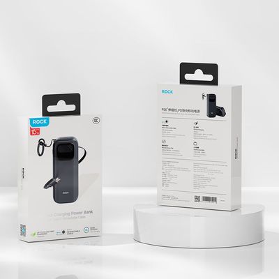 ROCK Retractable Cable 10000mAh Fast Charge