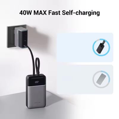 Cuktech CP24 Power Bank 20.000mAh (Built-in Type-C &amp; Lightning MFI)