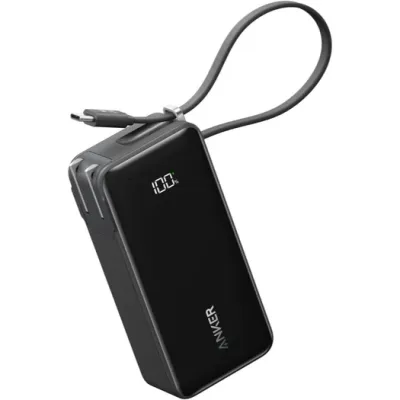 Anker Power Bank (10000mAh, Fusion, Built-in USB-C Cable)