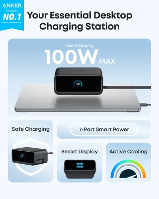 Anker Nano Charging Station (6-in-1, 100W)