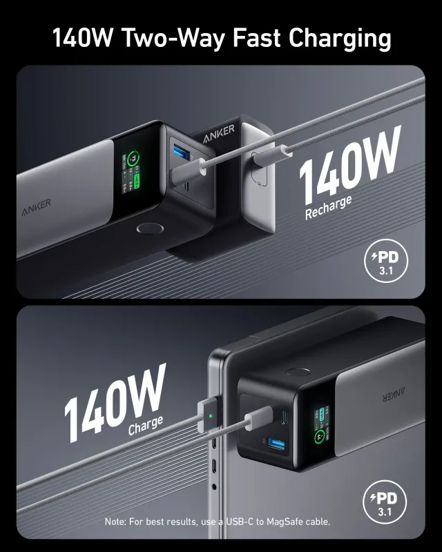 Anker Prime 737 Power Bank (24,000mAh, 140W)