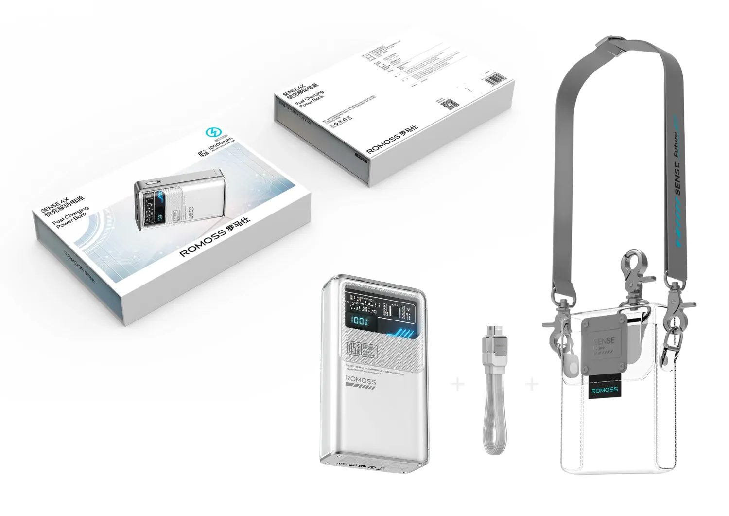 ROMOSS Sense 4 10000mAh 45W Power Bank