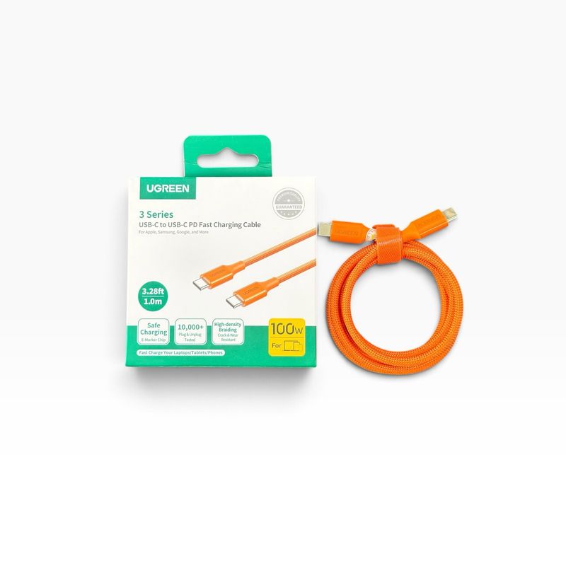 ​UGREEN 3 Series USB-C to USB-C PD Fast Charging Cable (100W / 1.0m)