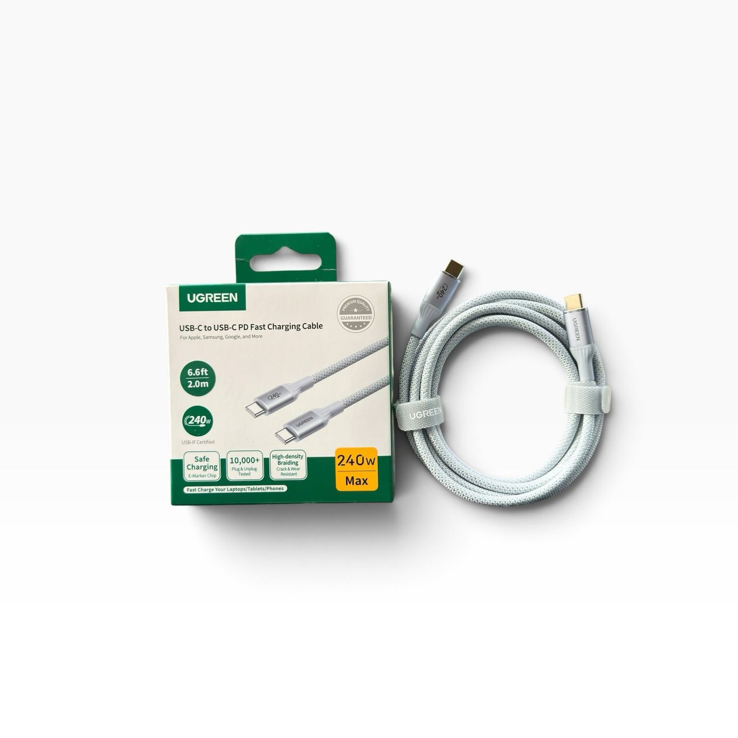 UGREEN USB-C to USB-C PD Fast Charging Cable (240W / 2.0m)