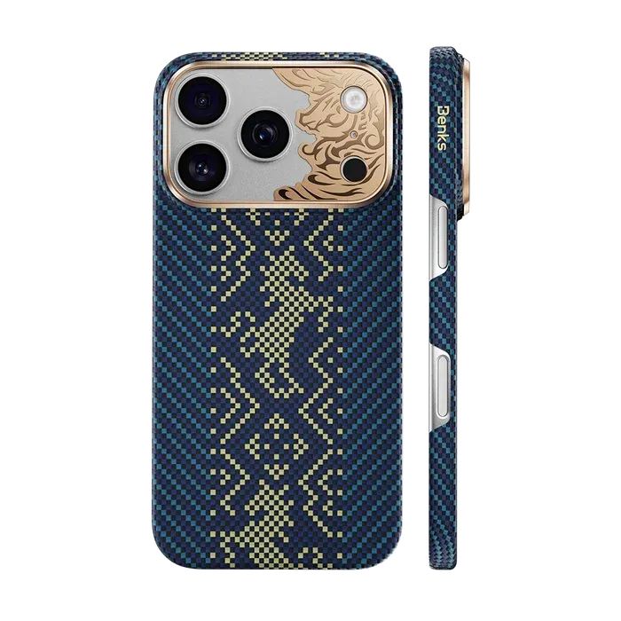 Knight Air Black Case built with Kevlar® for iPhone 17/18 Pro Max