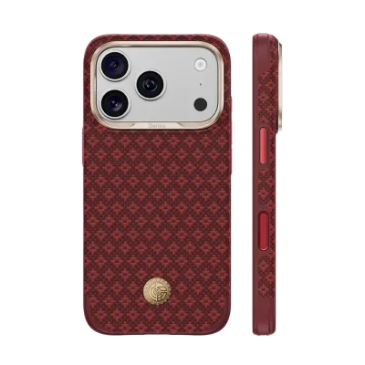 ArmorEdge Red Case built with Kevlar® for iPhone 17/18 Pro Max