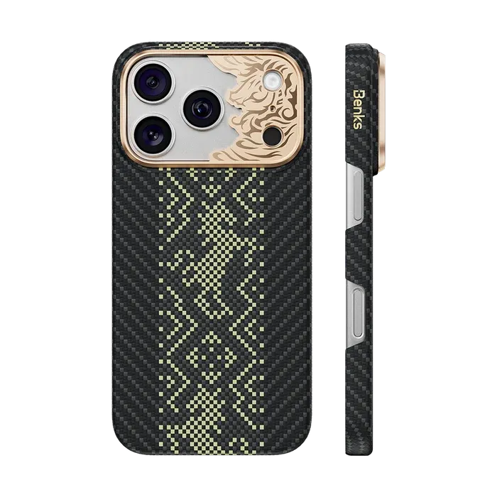 Knight Air Black Case built with Kevlar® for iPhone 17/18 Pro Max