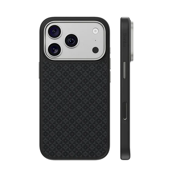 ArmorGrid Pro Obsidian built with Kevlar® for iPhone 17/18 Pro Max