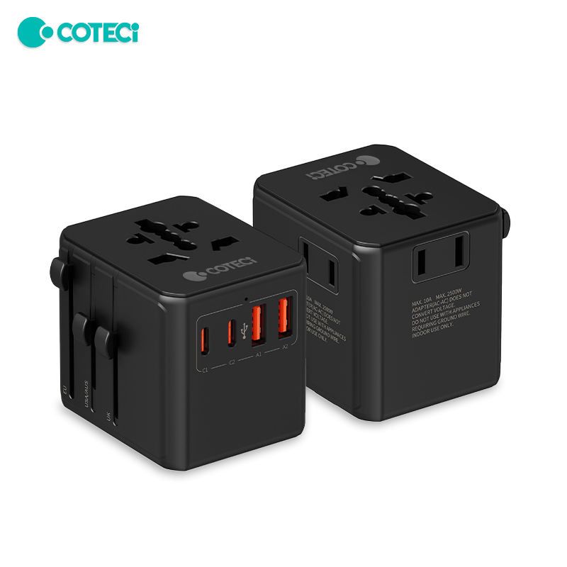 OTECi Worldwide 4USB Travel Adapter (25W GaN)