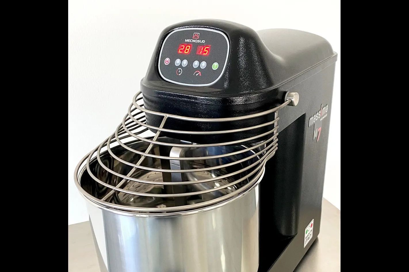 Impastatrice a spirale MASSIMA M7 MECNOSUD - colore nero