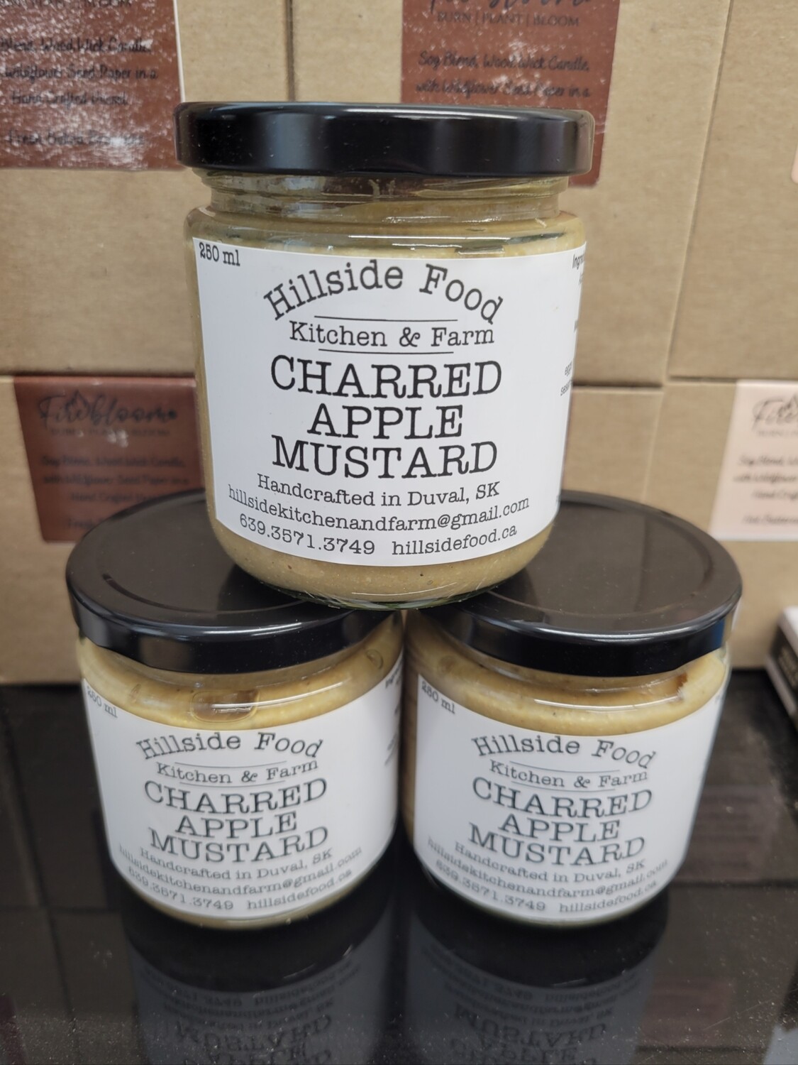 Charred Apple Mustard