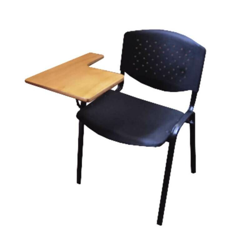 Silla universitaria tubo eliptico y kit plástico
