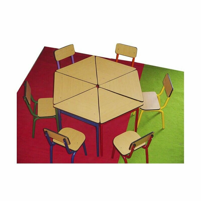 Juego escolar hexagonal