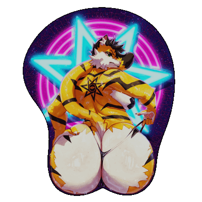 Opal The Tiger MEGA BOOTY Cushioned MousePad (Limited Run)