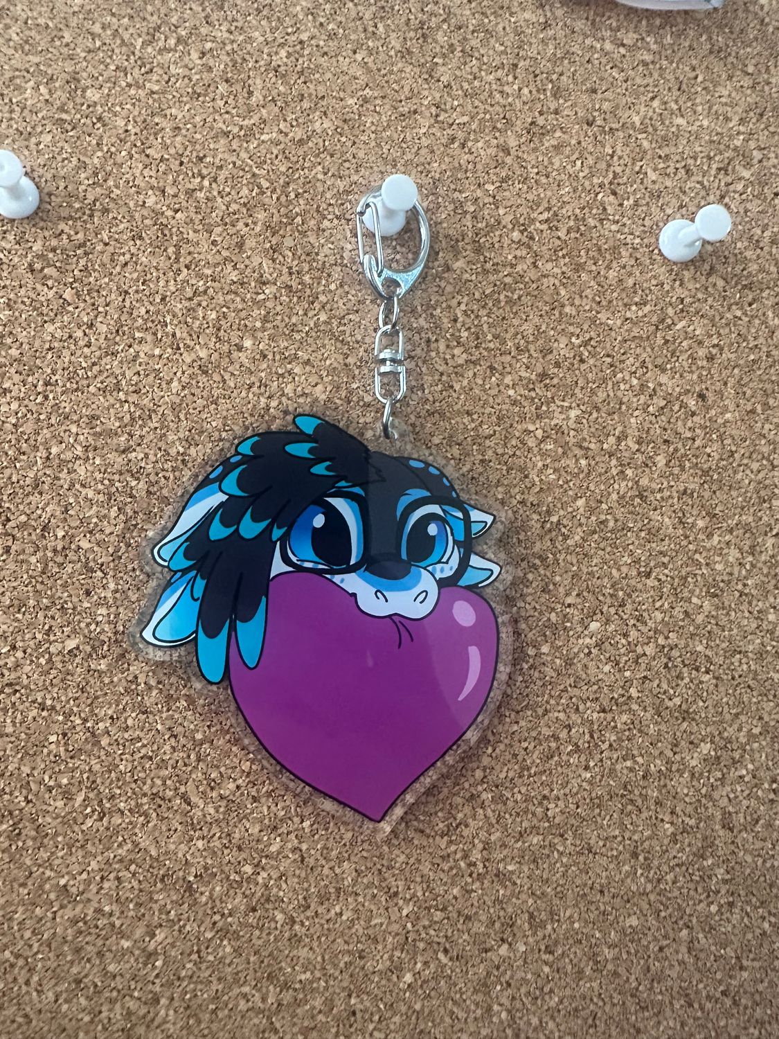 KitTheAvali heart keychain