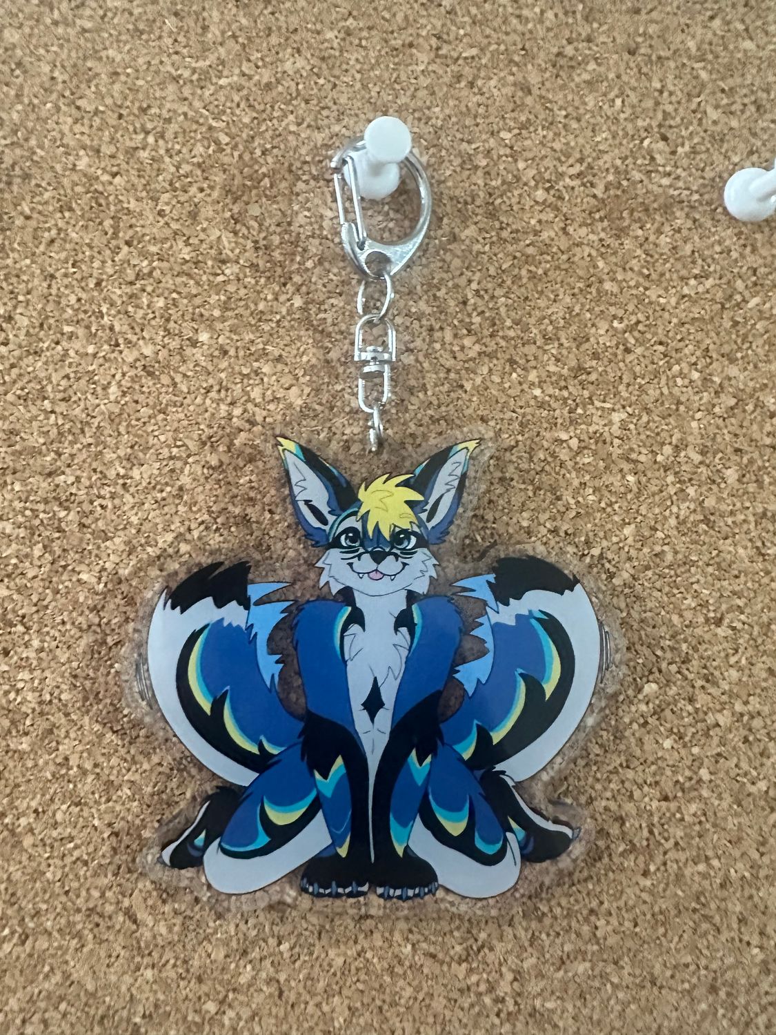 Puppy Mike Acrylic Keychain