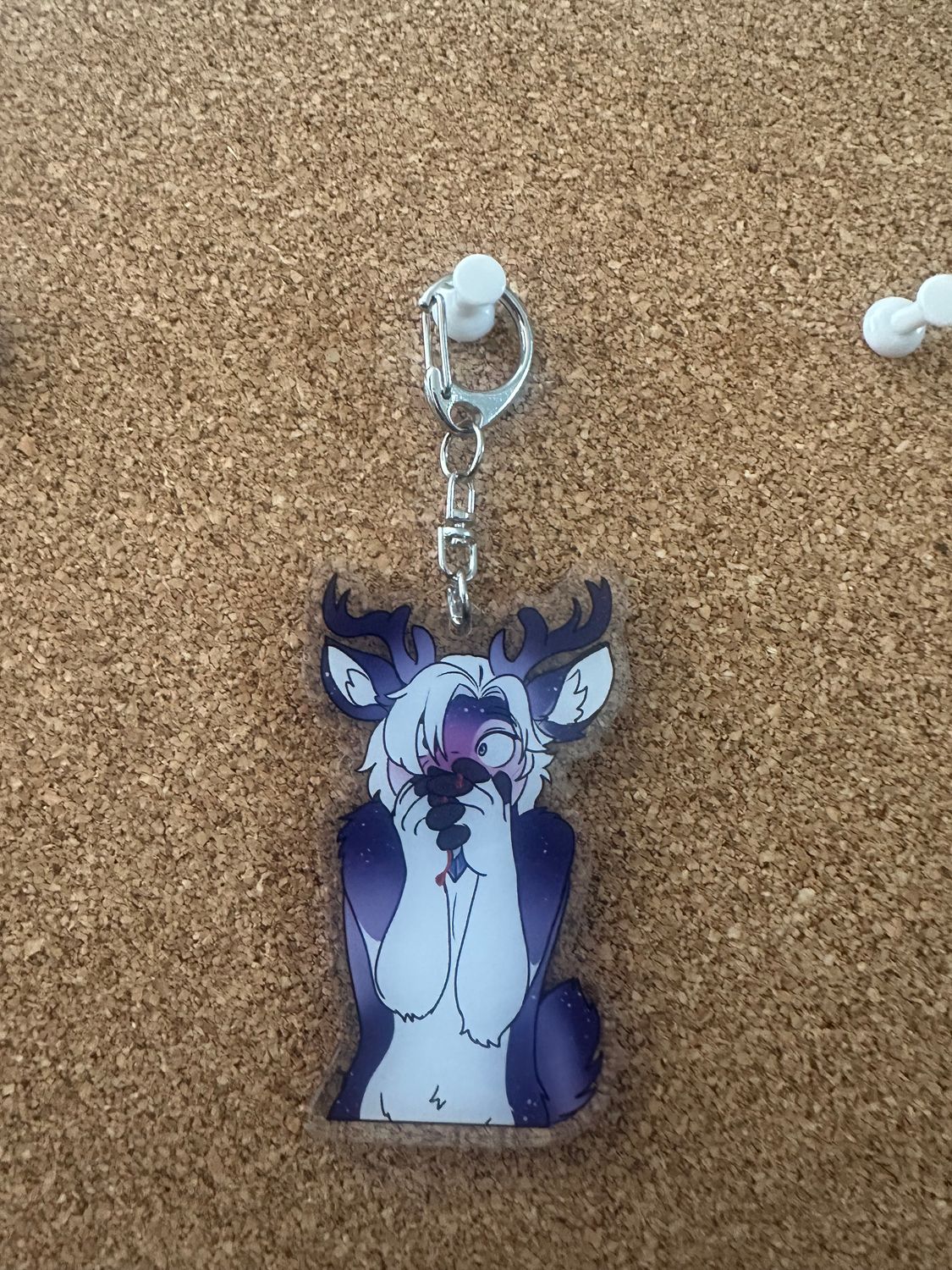 Flustered Cosmic Avalon Keychain