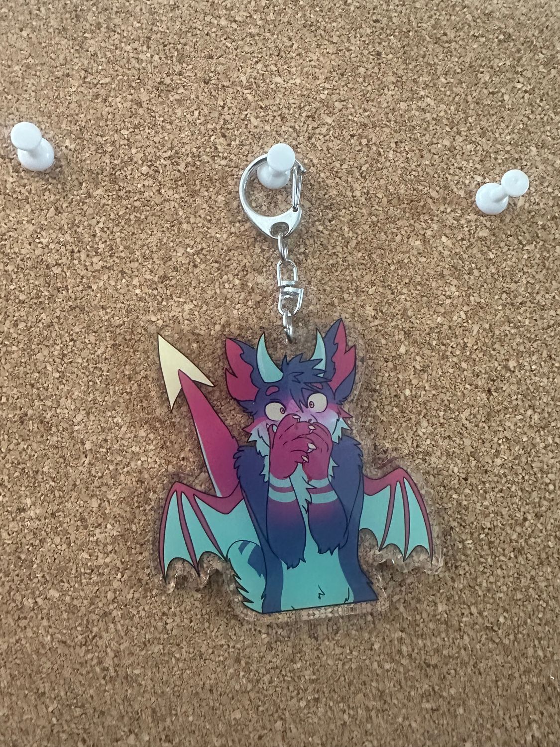 Flustered DJSkipp Keychain