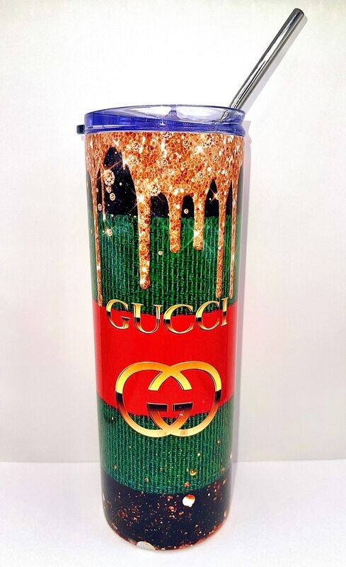 G*U*C*C*I* Inspired Tumbler