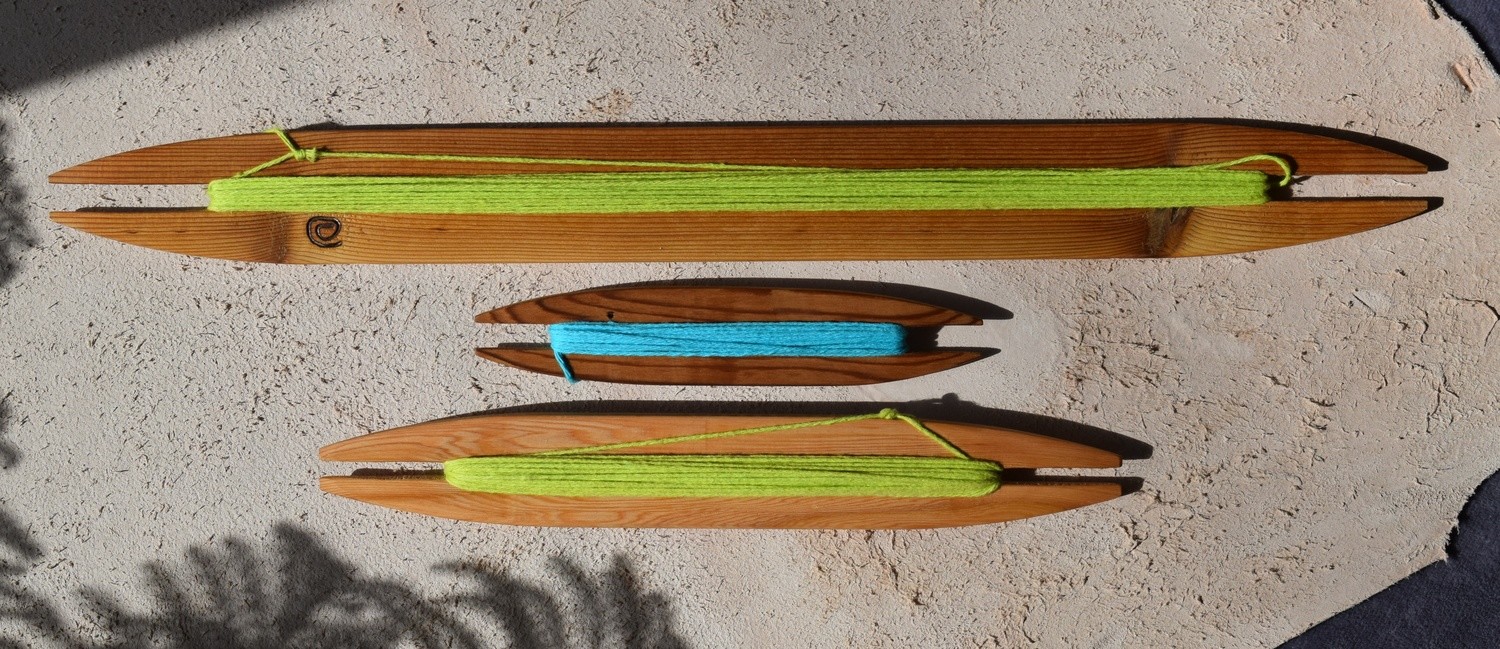 Handmade stick shuttles - Bent Nail Design