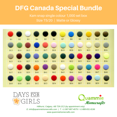 DFG Canada Special - Kam Snaps - Size T5/20