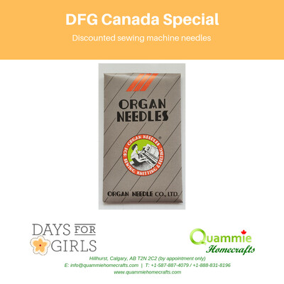 DFG Canada Special - Organ Needles - 10 pack - Universal Point (HAx1 / 15x1 / 130/705H)