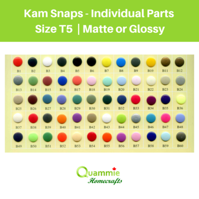 Kam Snaps - Individual Parts - Size 20/T5