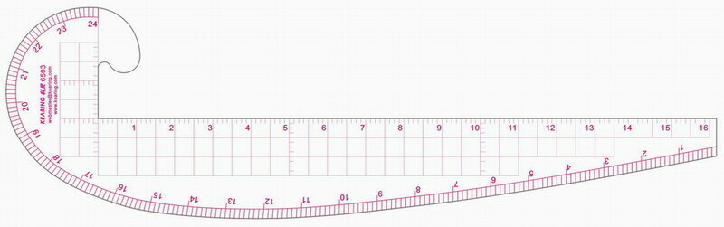 Kearing 6502 Flexible Curve Ruler - 24&quot; Curve / 16&quot; Straight