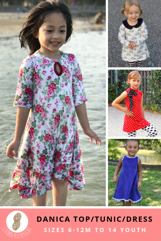 Danica Top/Tunic/Dress (PDF Pattern &amp; Tutorial) - Goober Pea Designs