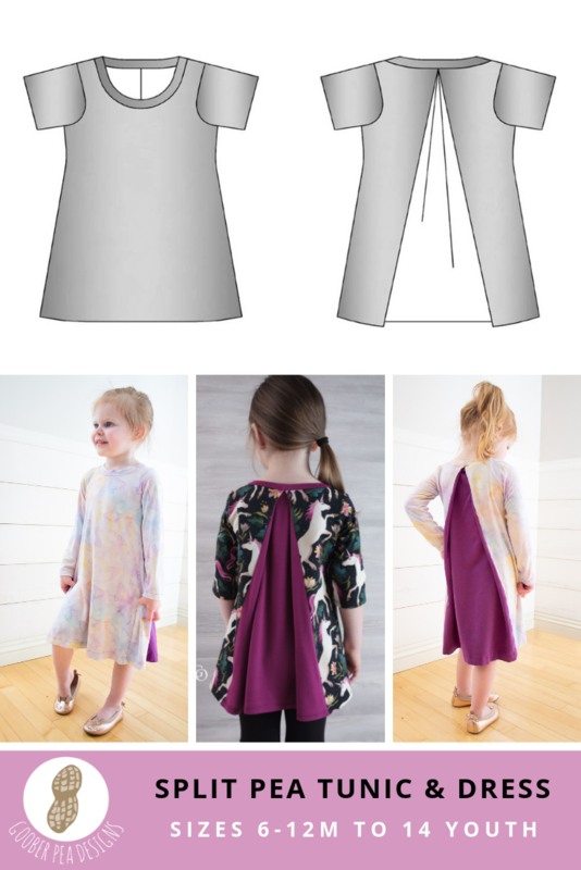 Split Pea Tunic &amp; Dress (PDF Pattern &amp; Tutorial) - Goober Pea Designs