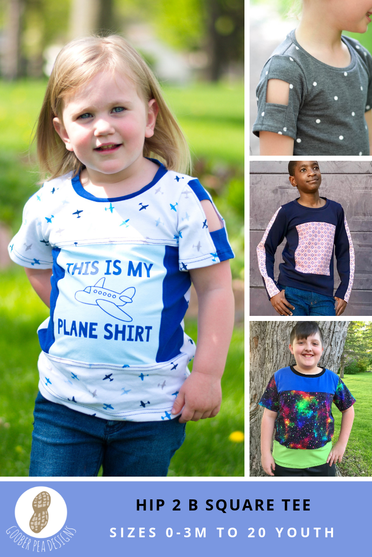 Hip 2 B Square Tee (PDF Pattern &amp; Tutorial) - Goober Pea Designs