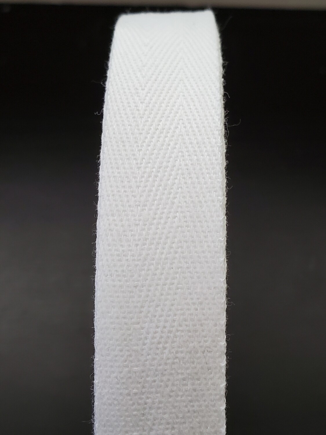 Twill Tape, Cotton - 1&quot;, White