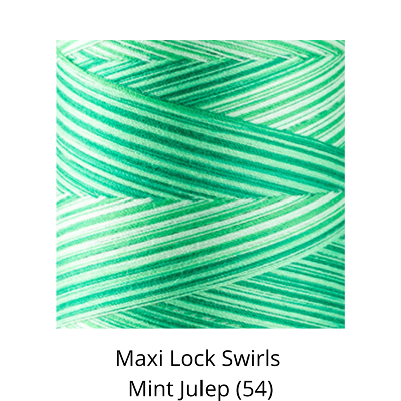Maxi-Lock Swirls Thread - 3,000yd Variegated - various colours (in stock)