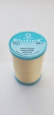 Coats Eloflex Stretchable Thread, 225yds - Yellow (7330)