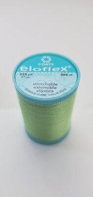 Coats Eloflex Stretchable Thread, 225yds - Lime (6840)