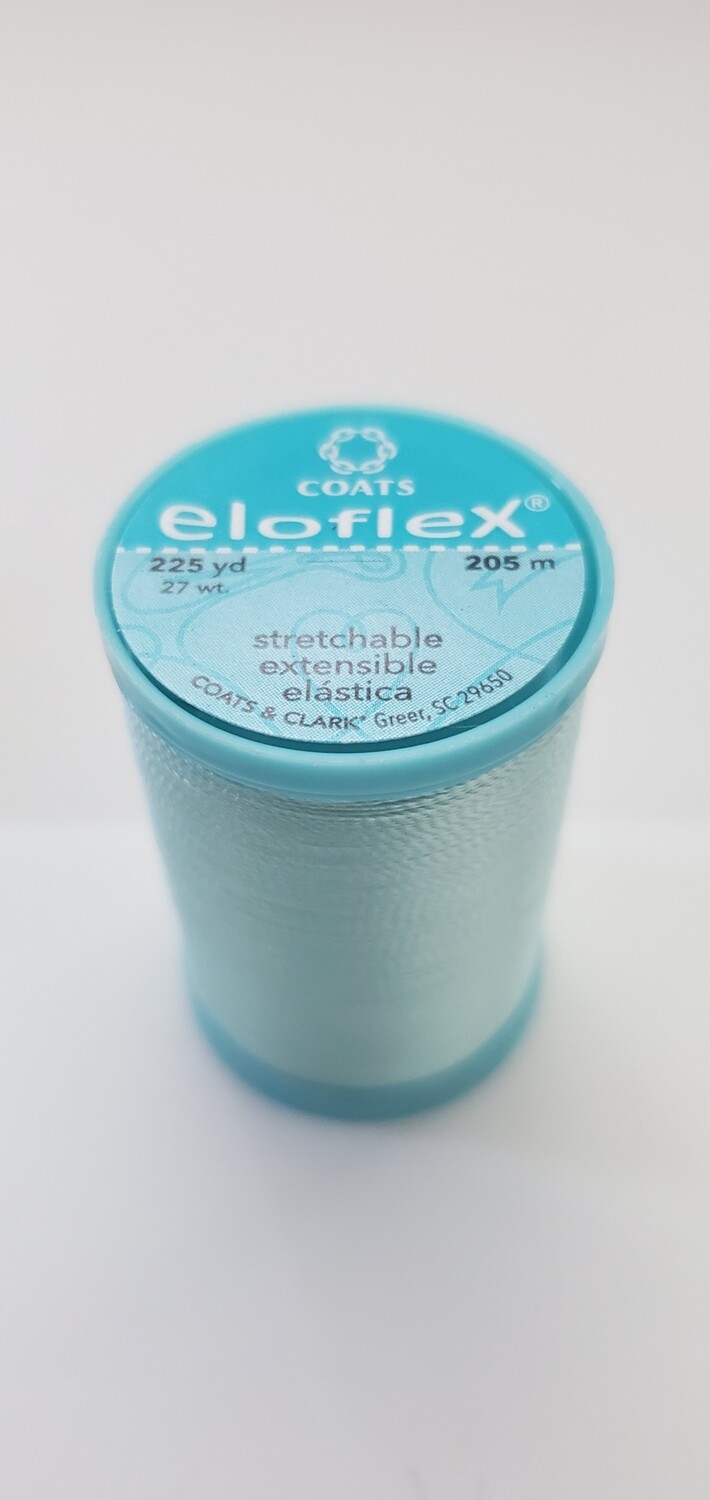 Coats Eloflex Stretchable Thread, 225yds - Aqueous (5520)