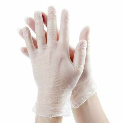 Disposable Vinyl Gloves - powder free (10pk)