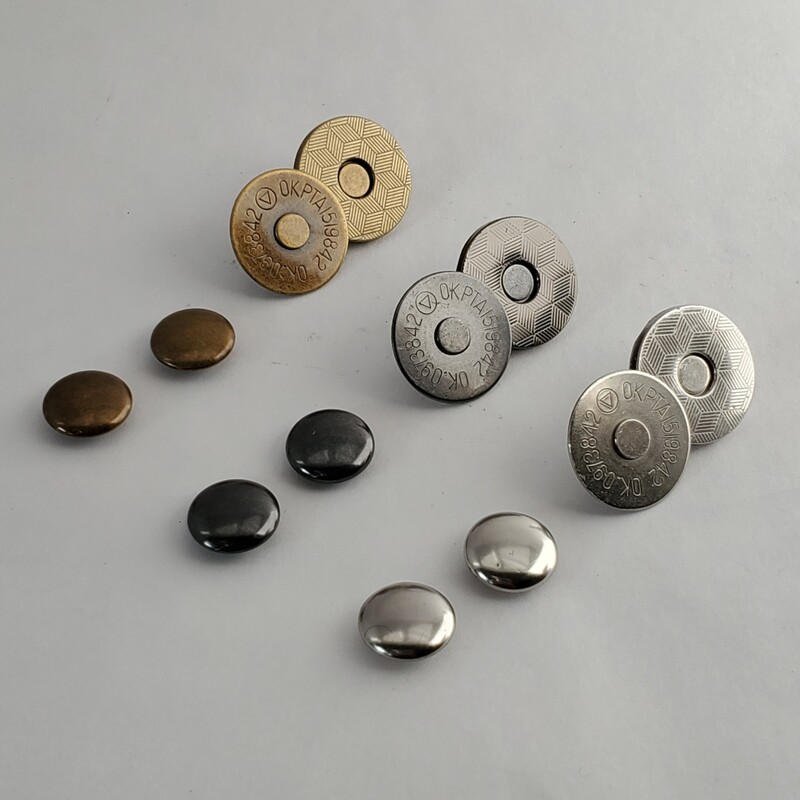 Magnetic Rivet Snaps, Thin - 14mm or 18mm