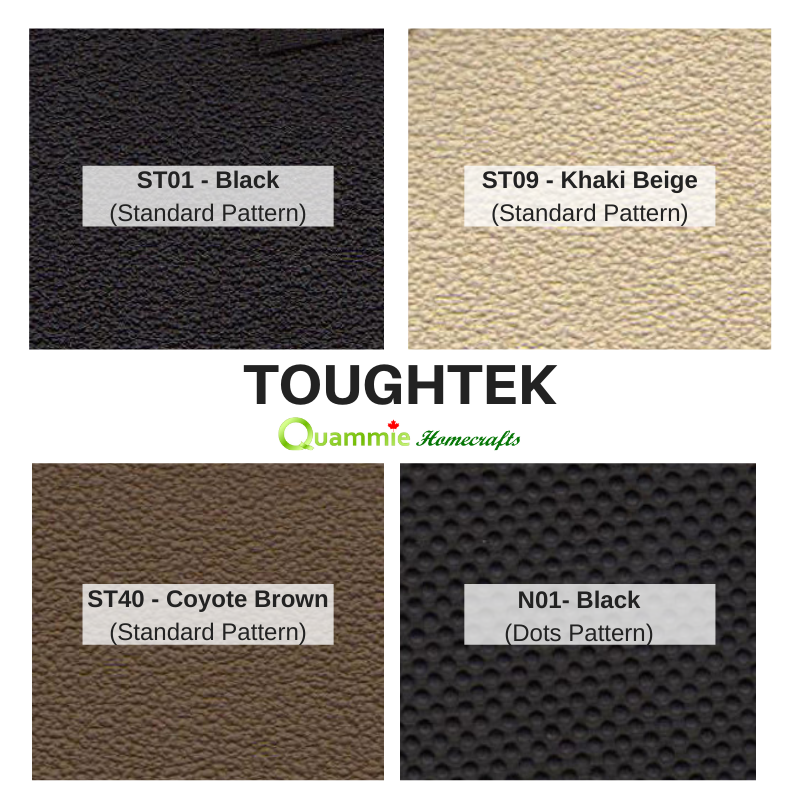 Toughtek Non Slip Fabric - Black / Brown / Beige