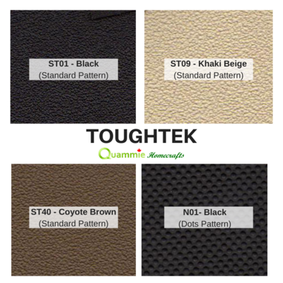 Toughtek Non Slip Fabric - Black / Brown / Beige