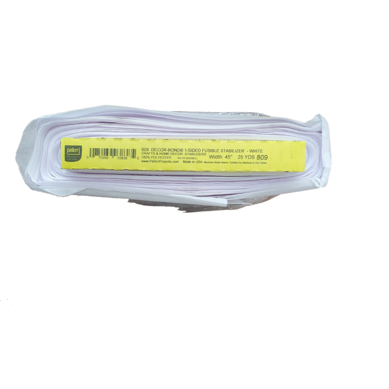 Pellon® 809 - Décor Bond® - 1-Sided Fusible Interfacing, Non Woven - White - 45&quot;(Folded) x 18&quot; (PL809)