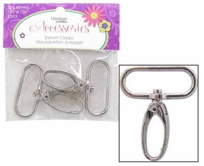 Swivel Clasps - 2 pack, Gunmetal