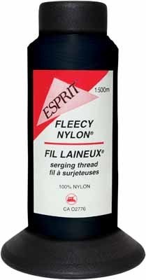 ESPRIT Fleecy Nylon Thread 1500m - Black