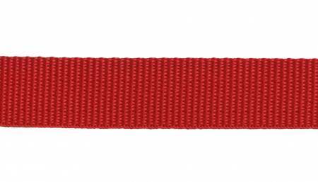 Webbing, Polypropylene, 1&quot; - Red (per yard)