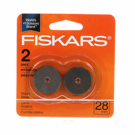 Fiskars 28mm Replacement Rotary Blade - twin pack