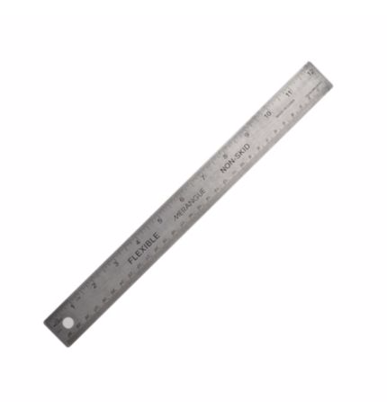 Steel ruler - non-skid (30cm / 12&quot;)